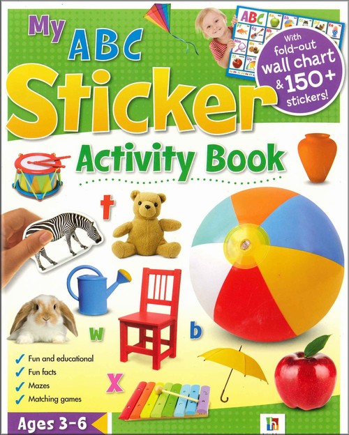 Book My ABC Sticker Activity Book NINOS SHOP