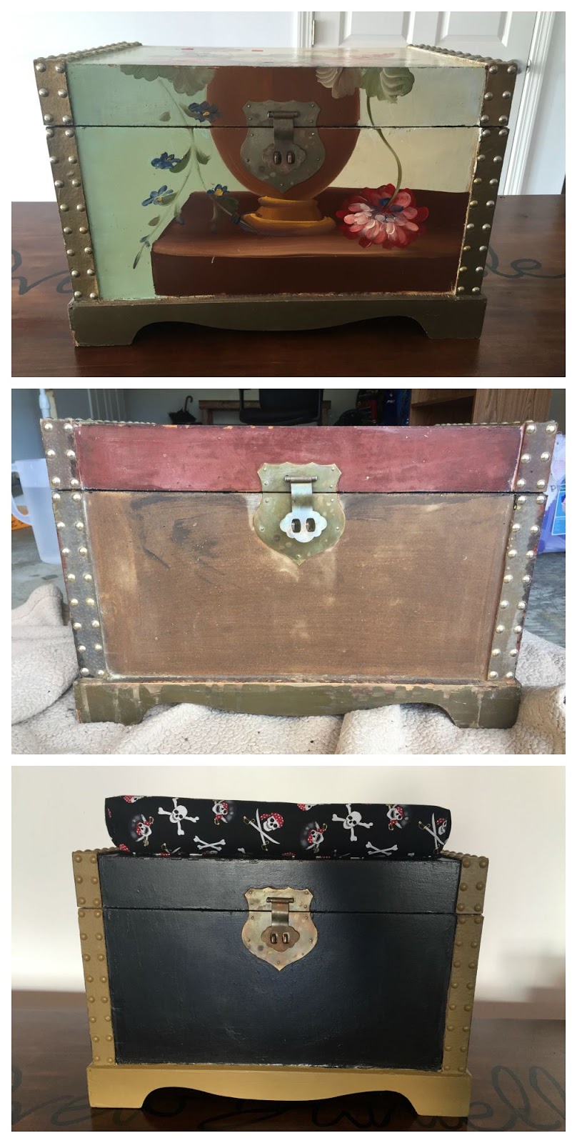 Drew Danielle Design: Treasure Chest with Removable Cushion