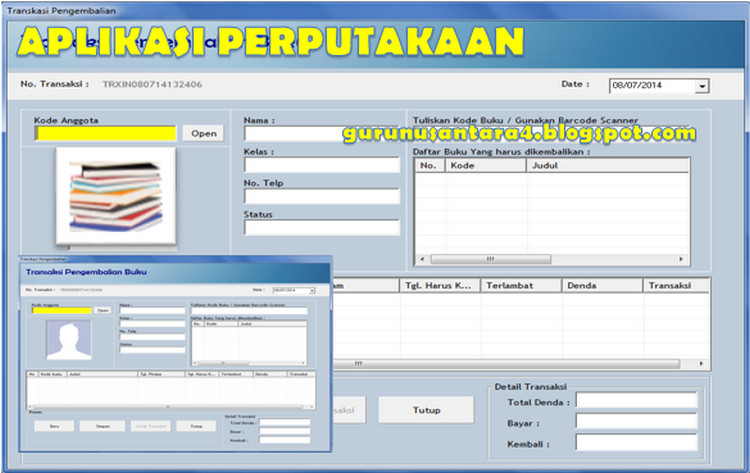 Aplikasi Perpustakaan Sekolah dengan Microsoft Excel Download Gratis Aplikasi Perpustakaan Sekolah dengan Microsoft Excel Download Gratis