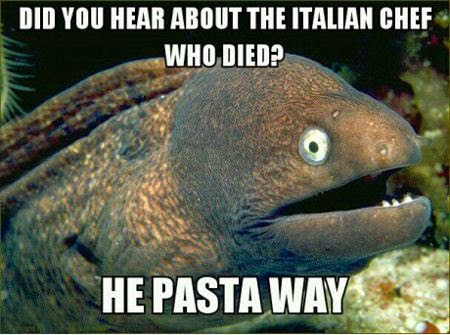 Italian Chef Died Puns Silly Bunt