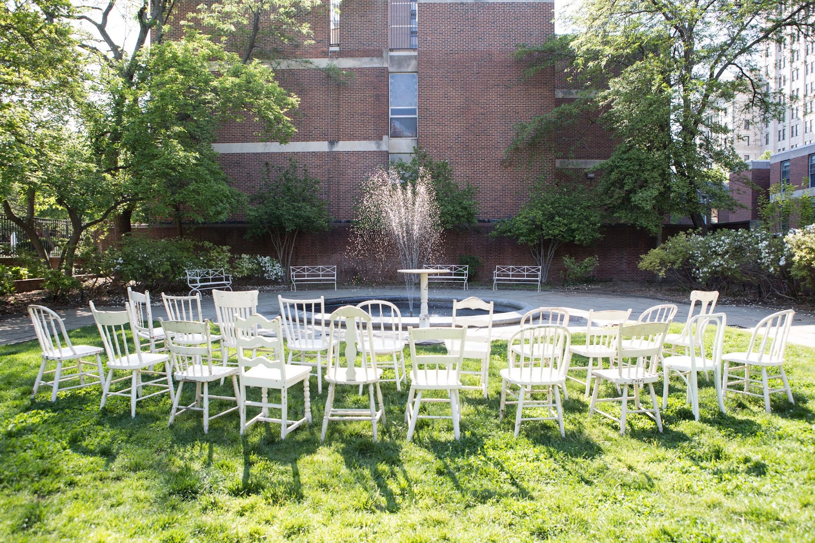 Intimate Wedding Ceremony at Philadelphia's Magnolia Garden