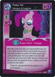 My Little Pony Pinkie Pie, Element of Laughter Canterlot Nights CCG Card