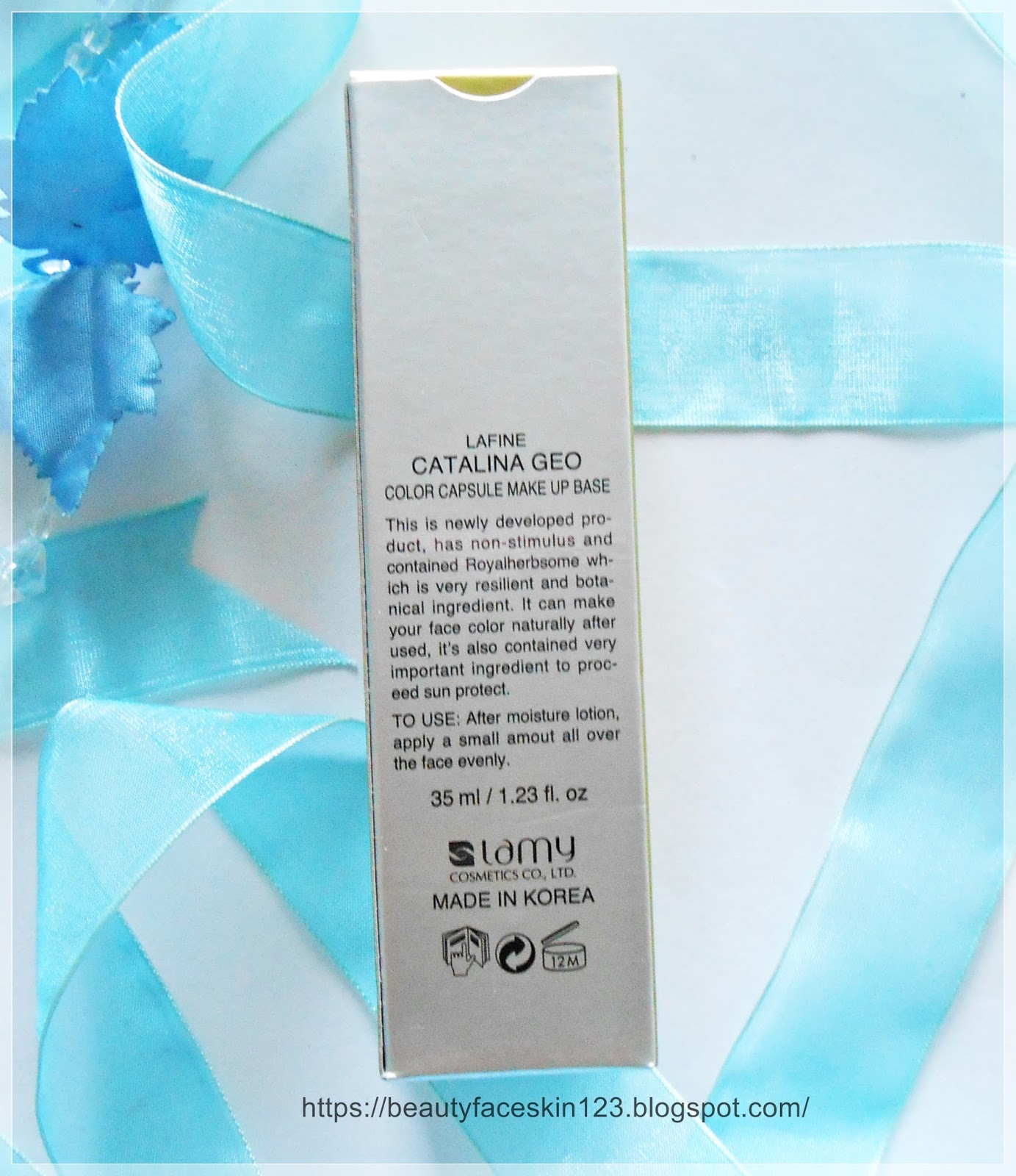 GREAT SKINandLIFE: REVIEW ON CATALINA GEO COLOR CAPSULE MAKEUP BASE