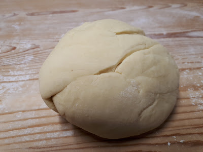 Pasta dough before it goes in the fridge