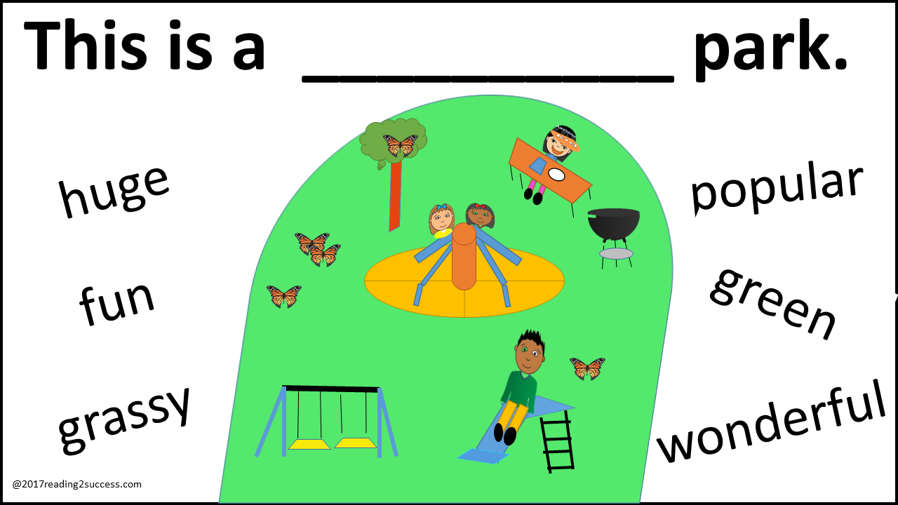 Reading2success: Adjectives to describe people, animals, places, things