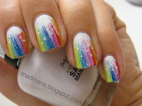 MaD Manis: Day 9: Rainbow Nails