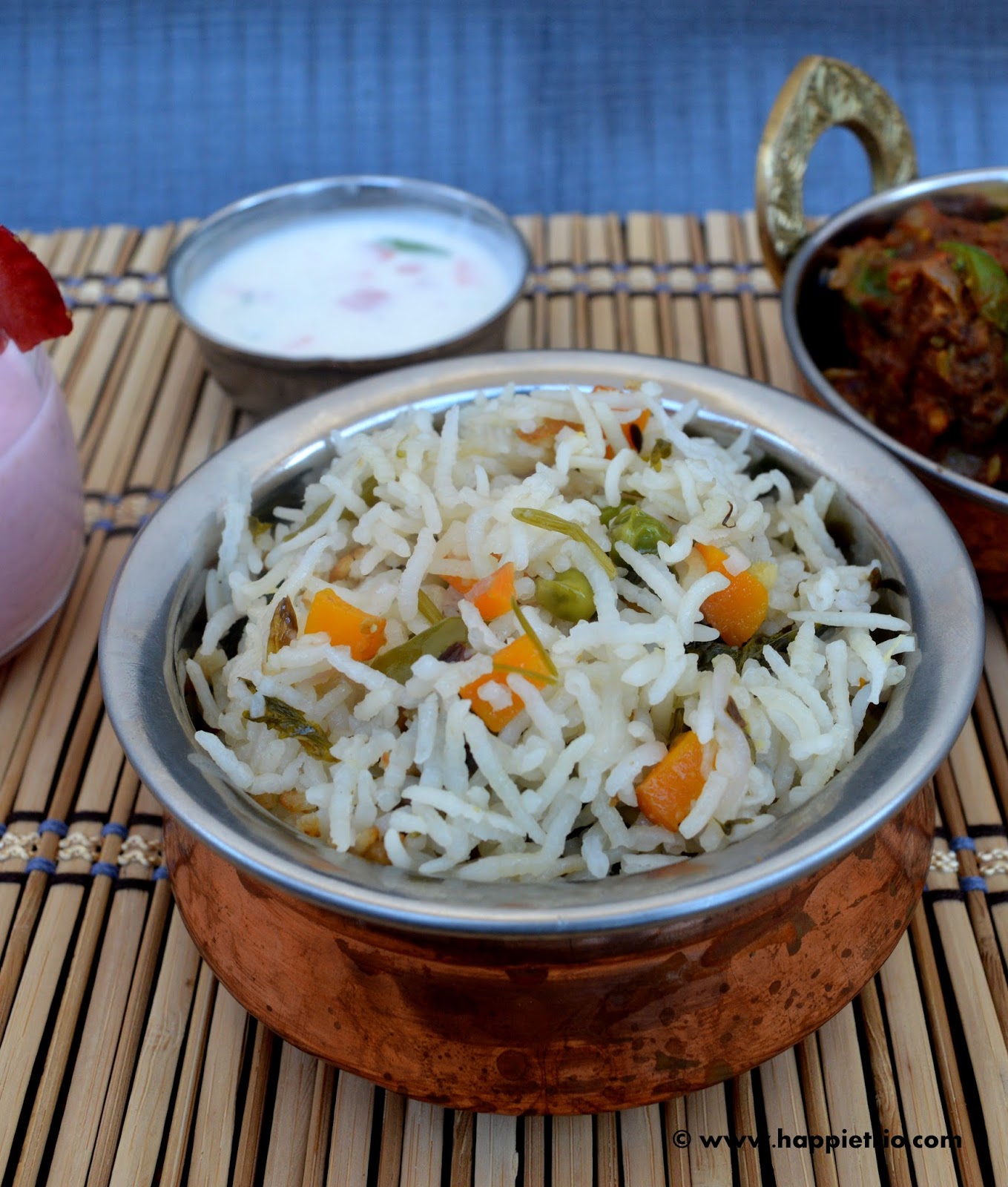 Vegetable Pulao Vegetable Pulao in Pressure Cooker Easy One Pot