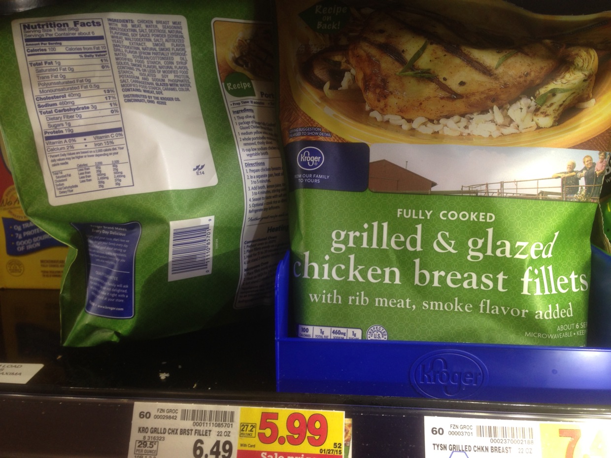 Healthy Grocery Grilled & Glazed Chicken Fillets, 22 oz Kroger