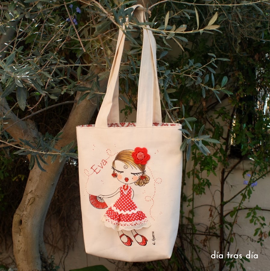 Bolso personalizado flamenca