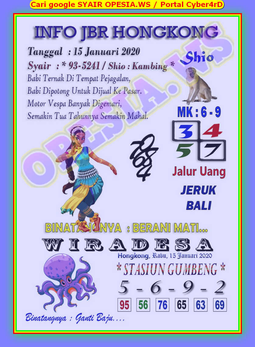 1 New Message Kode Syair Hongkong 15 Januari 2020 Forum Syair Togel Hongkong Singapura Sydney