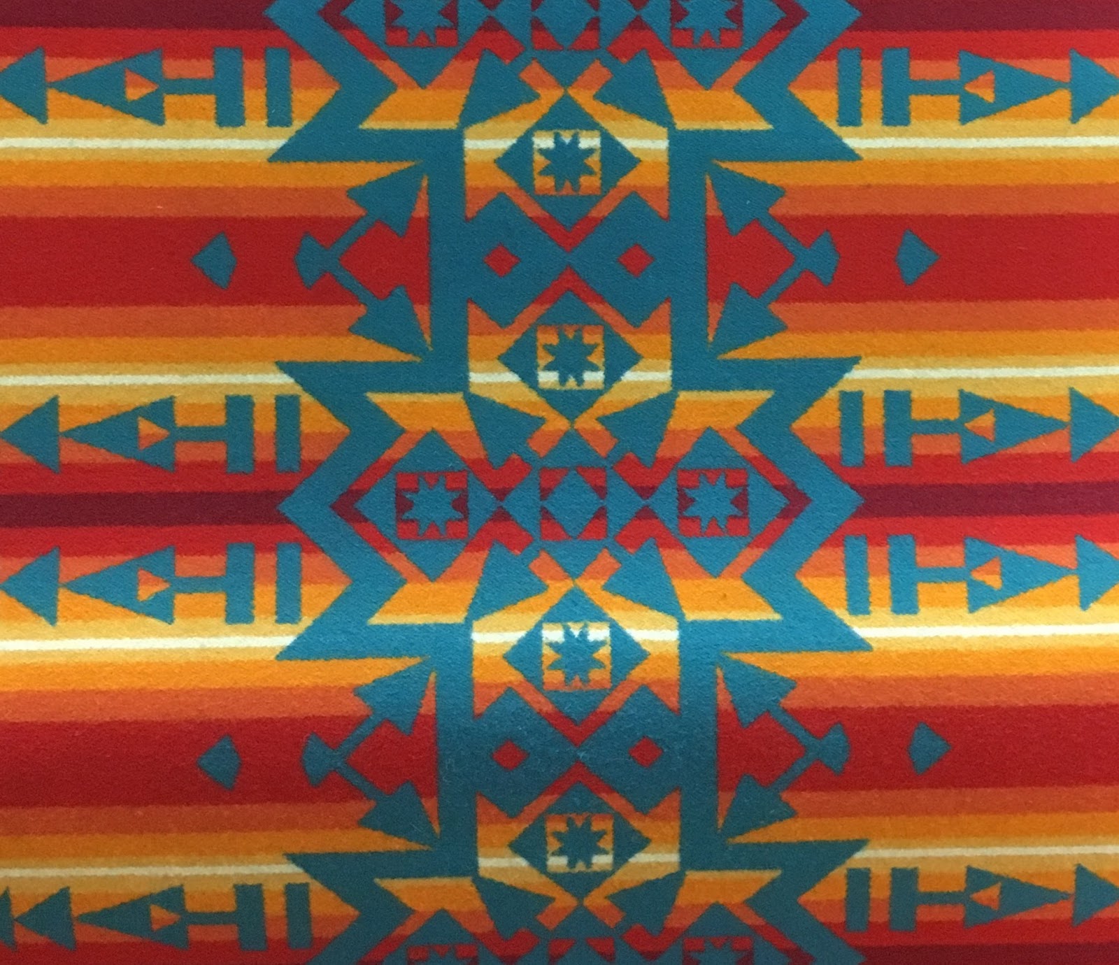 Pendleton Woolen Mill Store Blanket Weight Wool Jacquards