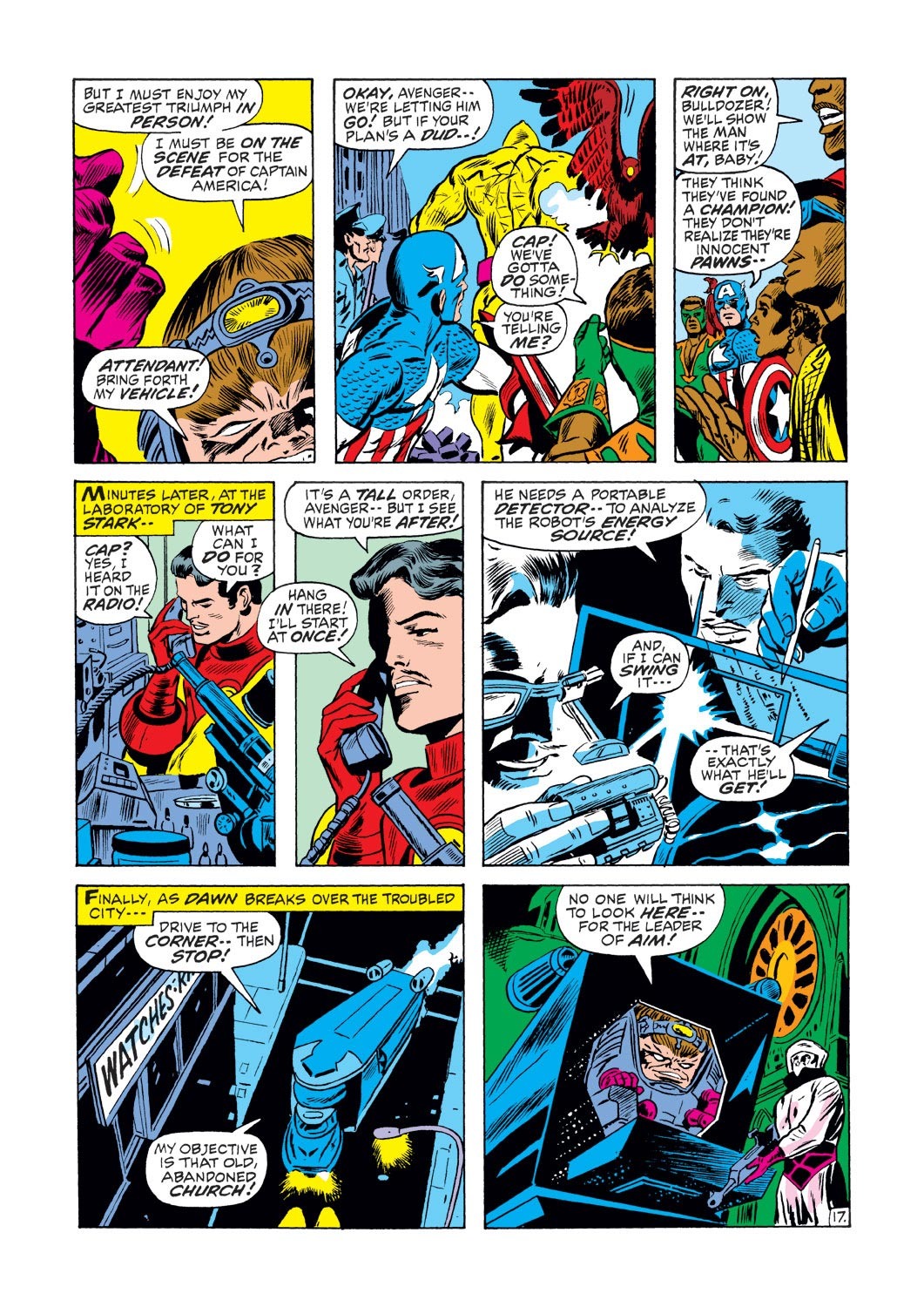 Read online Captain America (1968) comic -  Issue #133 - 17