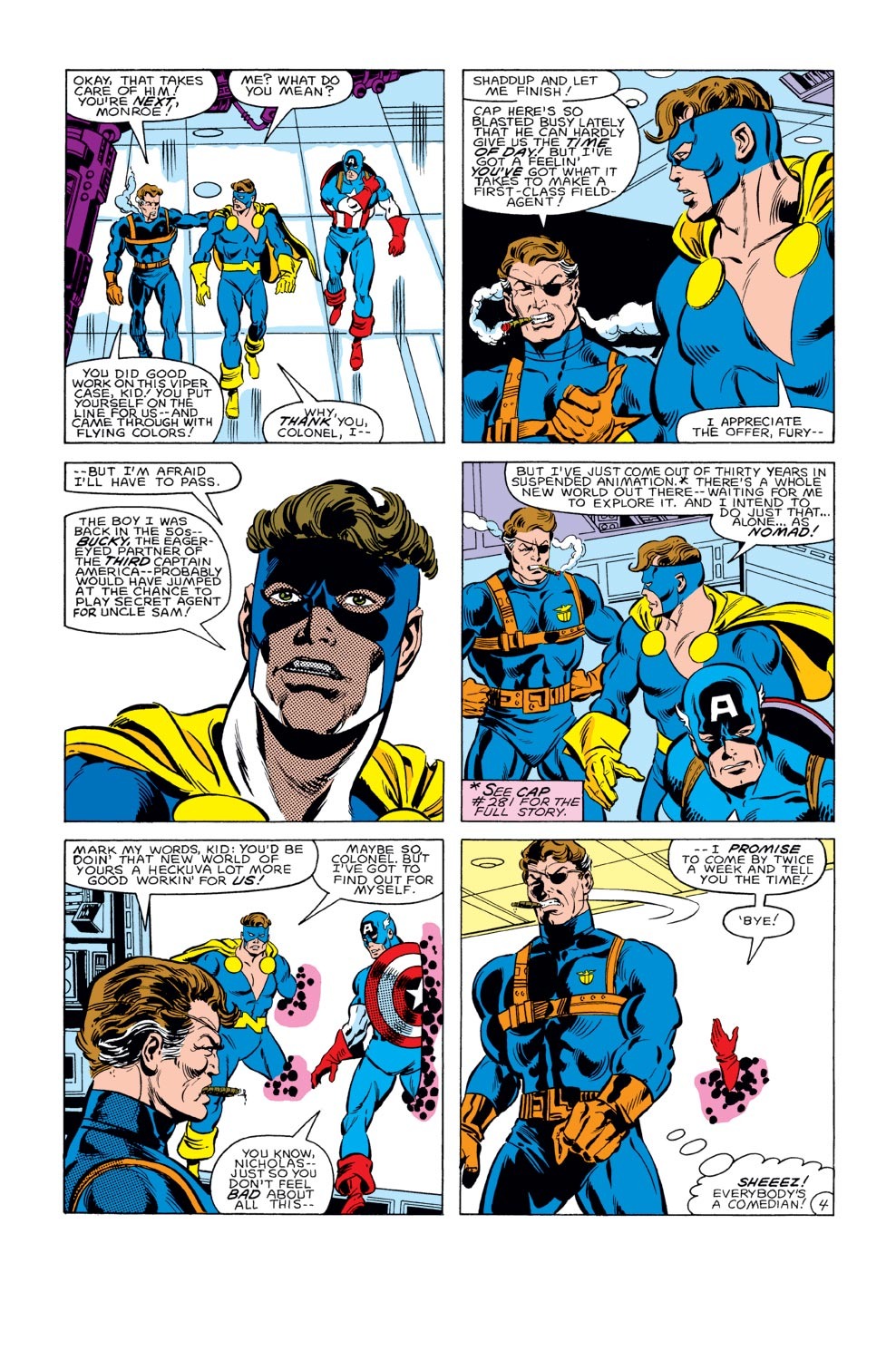 Read online Captain America (1968) comic -  Issue #284 - 5