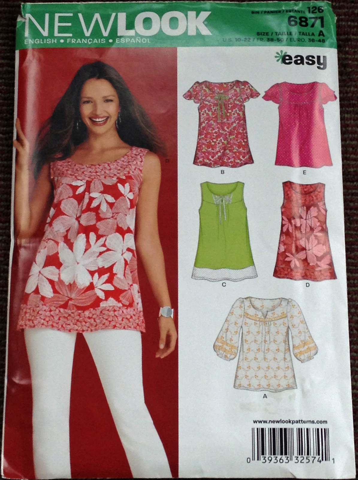 New Grandma Wants to Sew! Adaptation of a Yoke Top Pattern to Make a