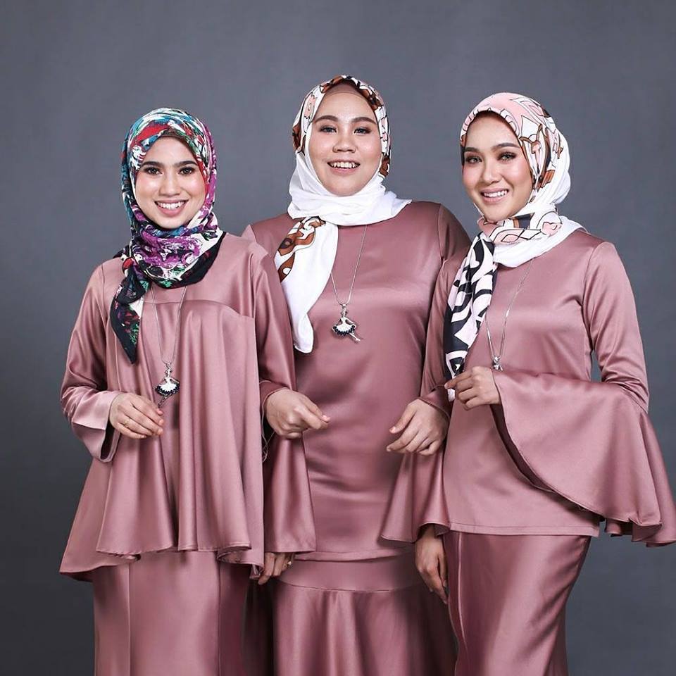 Skirt Satin Fashion 730 Malaysian Baju Kurung