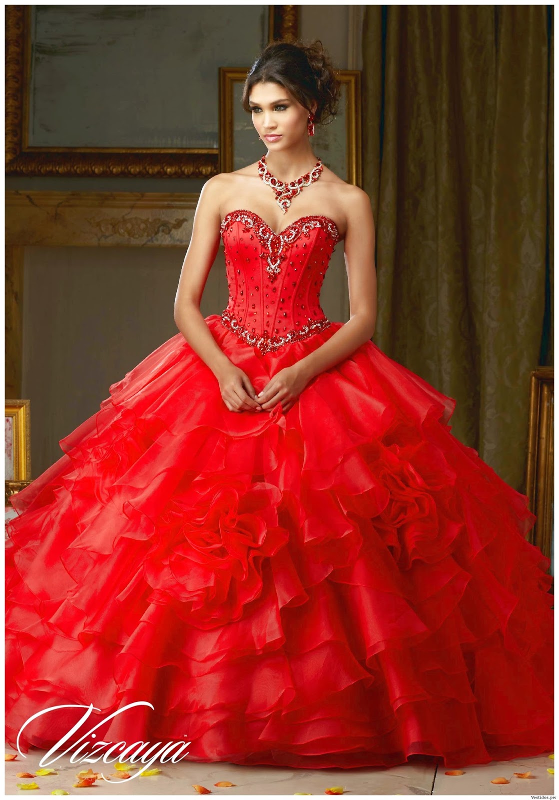 Vestidos de XV Años Rojos ¡30 Buenas Ideas! Vestidos Moda 2019 2020