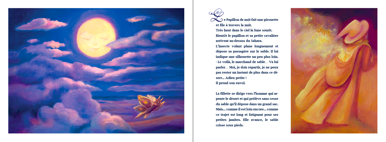 *alice*dannaud*: "La petite fille de la lune" - Mon premier livre