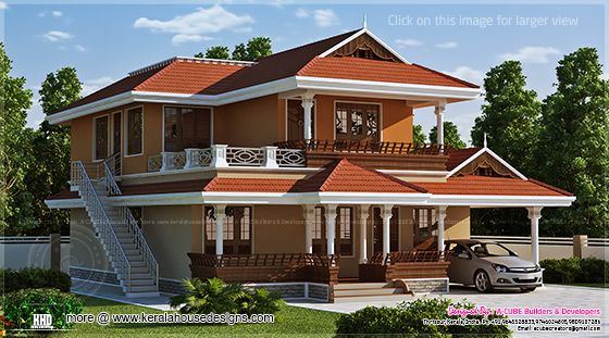 2466 sq-ft beautiful Kerala house 2466 sq-ft beautiful Kerala house