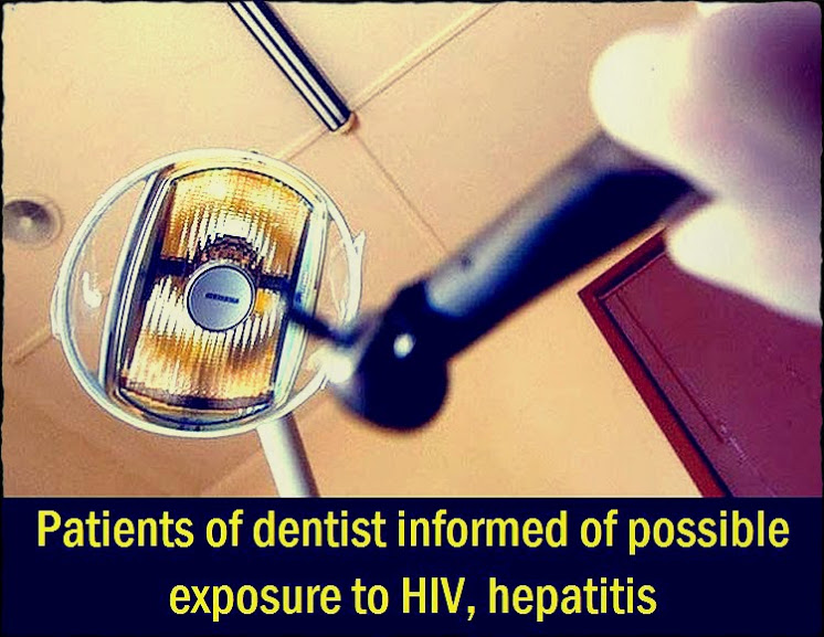 BIOSECURITY Patients of dentist informed of possible exposure to HIV