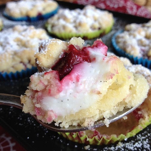 Himbeer-Pudding-Streusel-Muffins