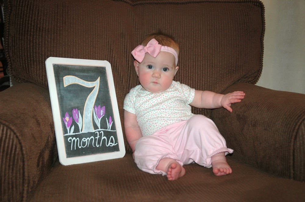 7 Months Old! sweet little loving's