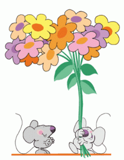 Animasi bunga dan pohon lucu l gambar - gambar lucu gif kartun rumah 