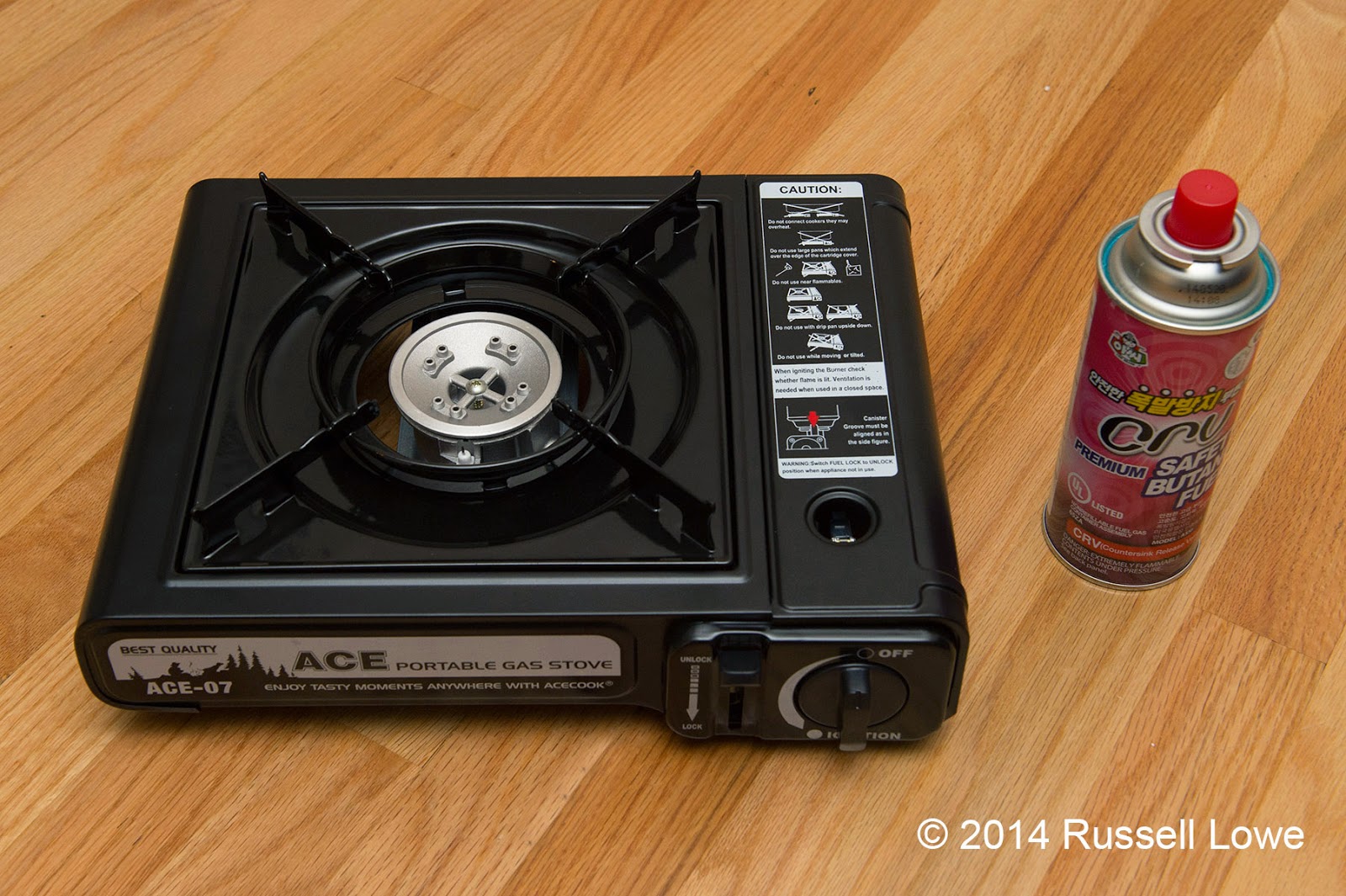 "The Way I See It" Portable Butane Burner with No Notch Lodge 6 Skillet