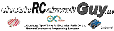 ElectricRCAircraftGuy.com--RC, Arduino, Programming, & Electronics