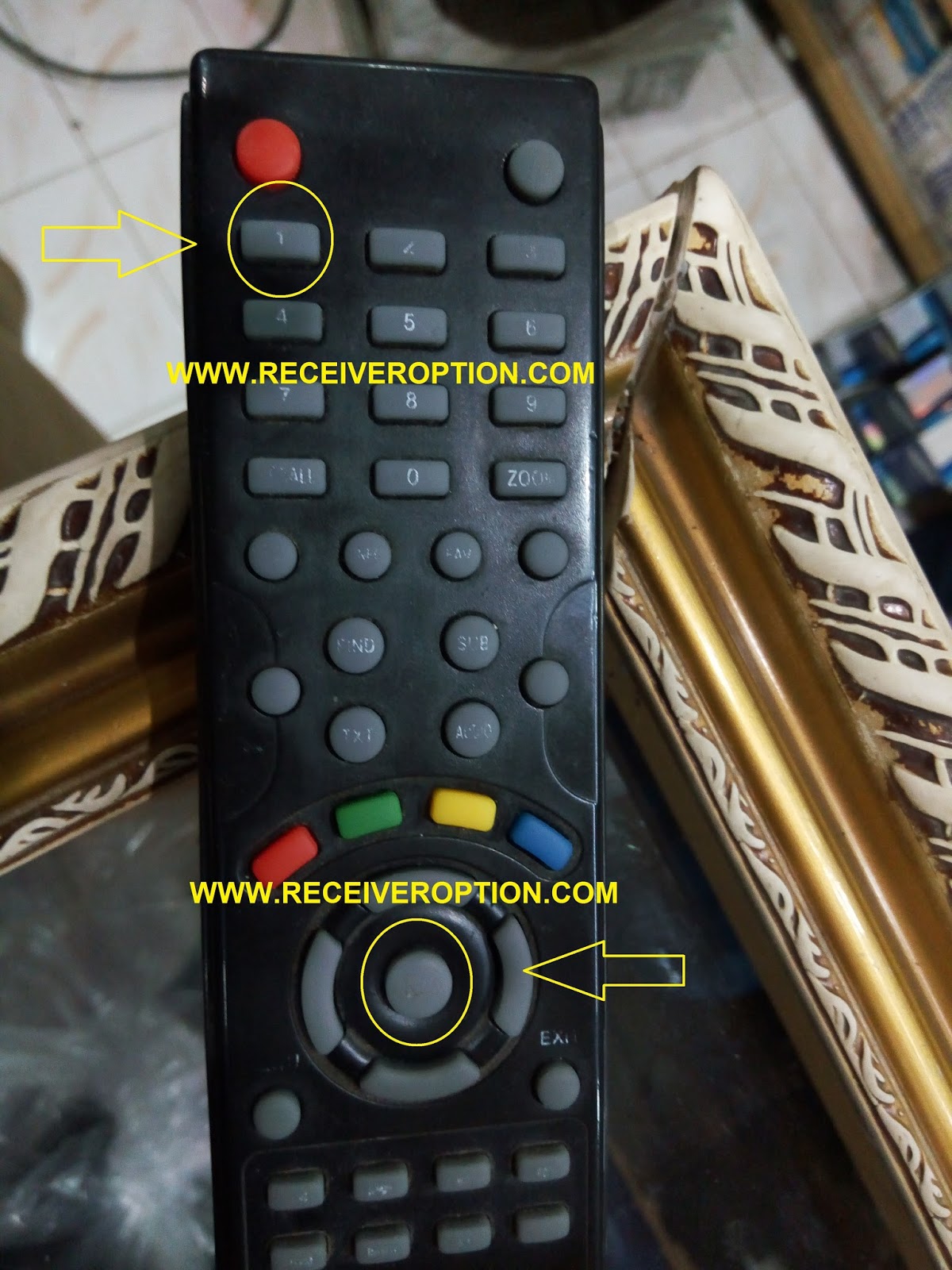 How to enter biss key in echolink receiver cocojasela