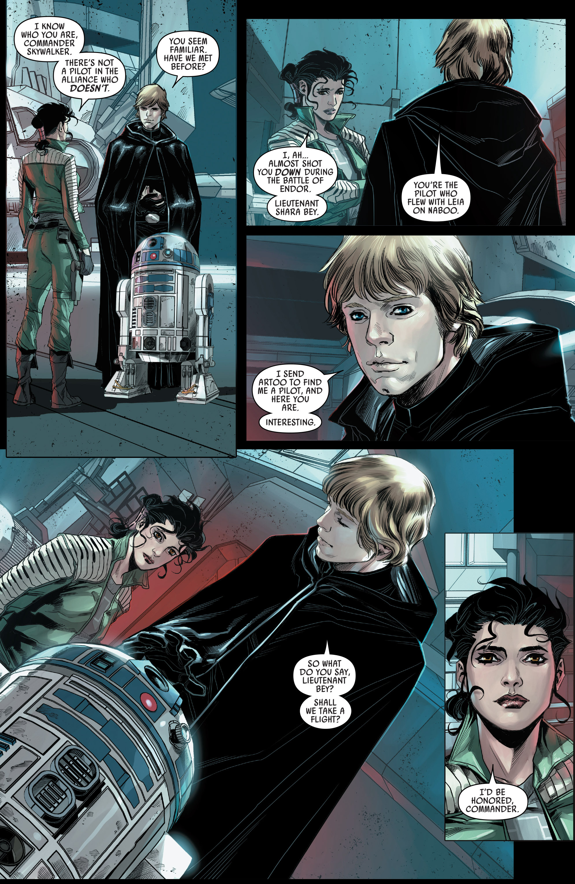 Read online Journey to Star Wars: The Force Awakens - Shattered Empire comic -  Issue #4 - 6