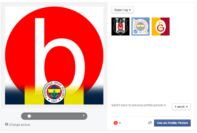 Facebook Profil Resmine Fenerbahçe Logosu Nasıl Eklenir?