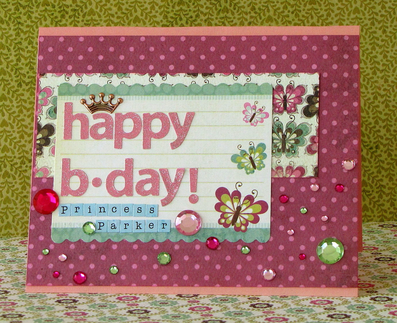 SCRAPPING NOMAD Happy Birthday, Princess Parker!