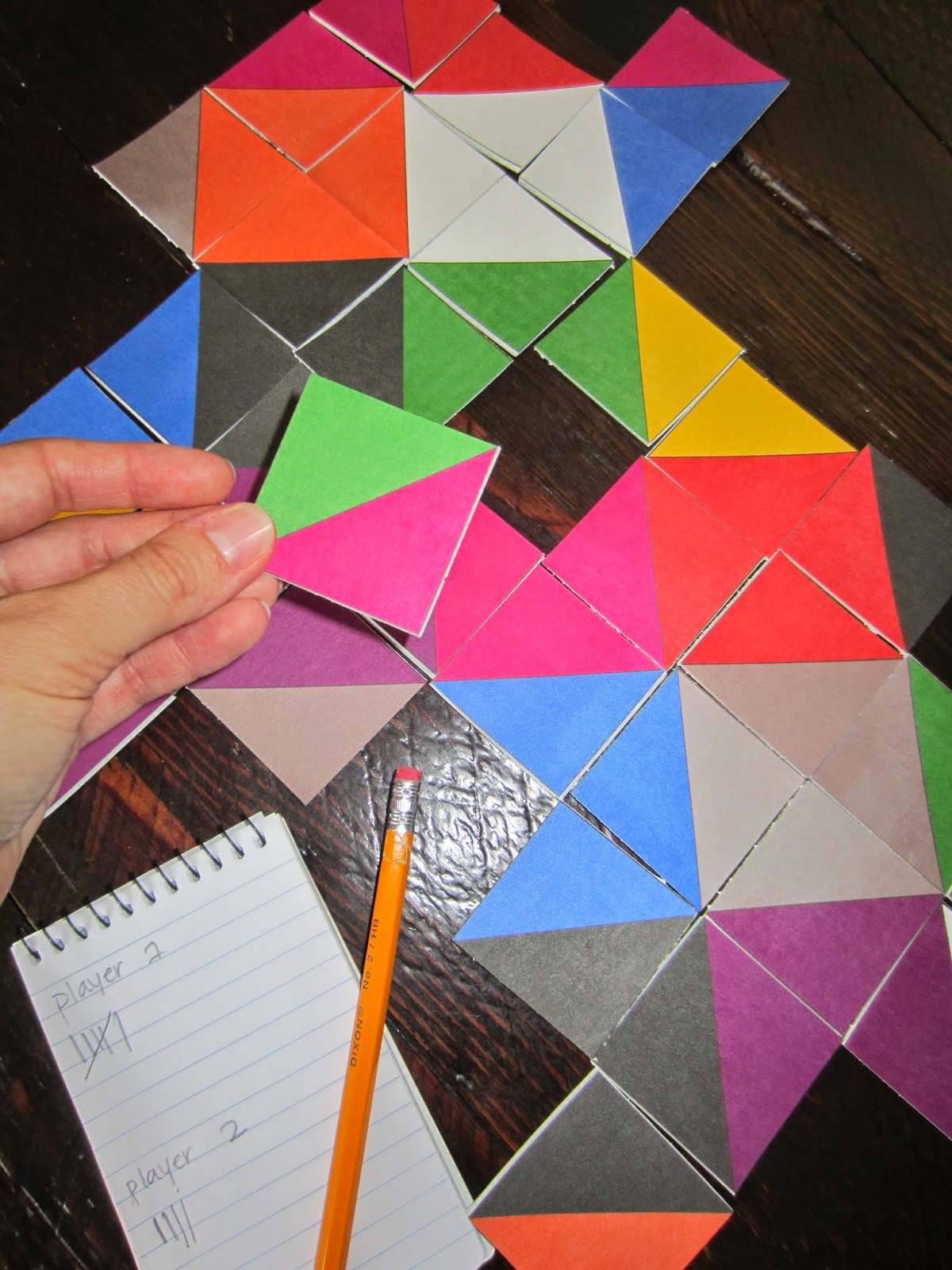 Relentlessly Fun, Deceptively Educational: Triangles to Squares Take-a