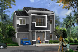 konsep rumah minimalis, minimalis abu-abu, desain rumah minimalis