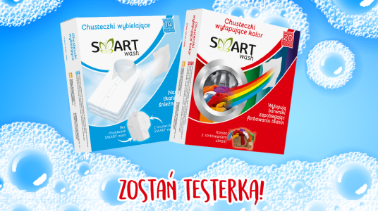 Przetestuj chusteczki do prania SMART Wash - 50 szt. czeka Konkurs