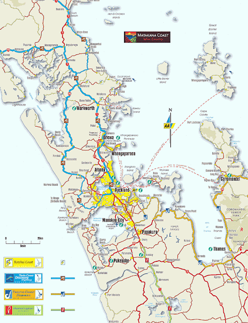 Auckland Regional Map