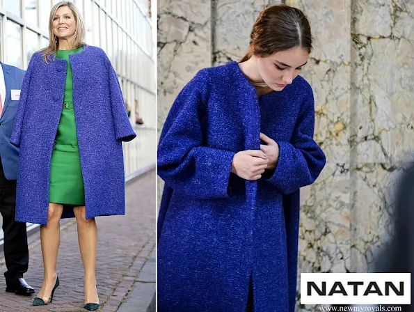 Queen Maxima wore Natan Coat Fall Winter collection