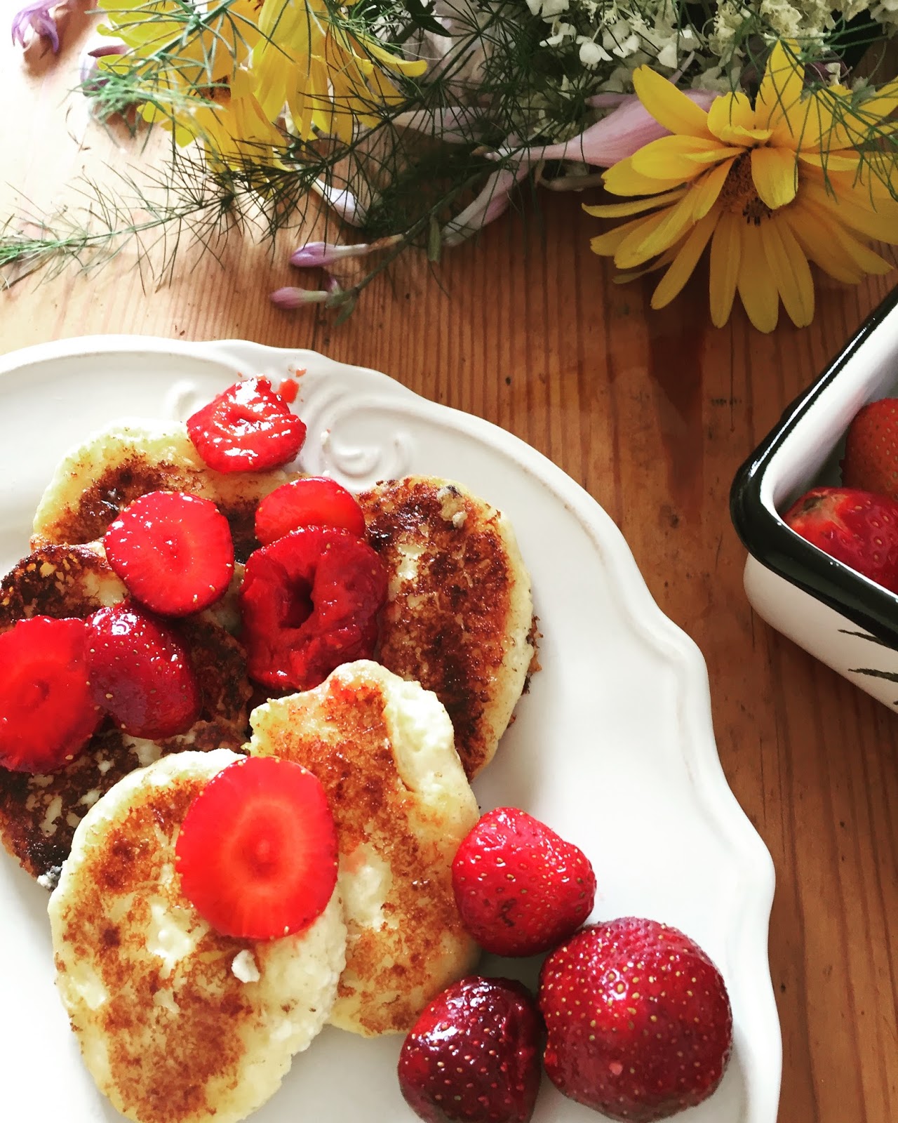 Łakomym okiem Małdrzyki krakowskie czyli placki z twarogu/Cracow