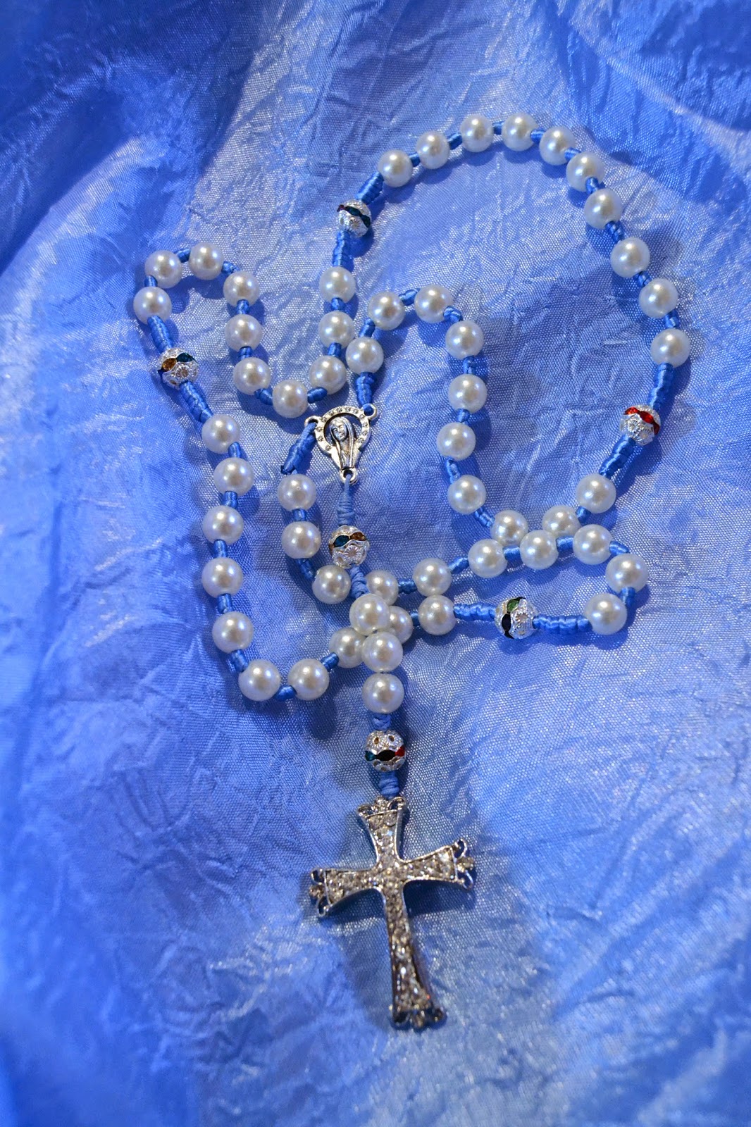 Rosario artesanal: ROSARIOS DE PERLAS