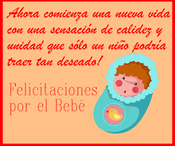 Imagenes Con Frases De Felicidades Por El Bebe S De Amor