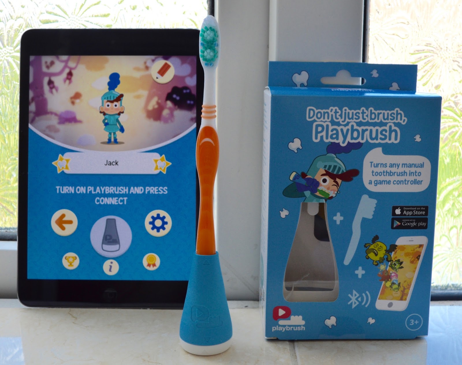 Don't just brush, Playbrush Turn your child's toothbrush into a fun
