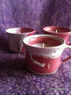 Small cup candles