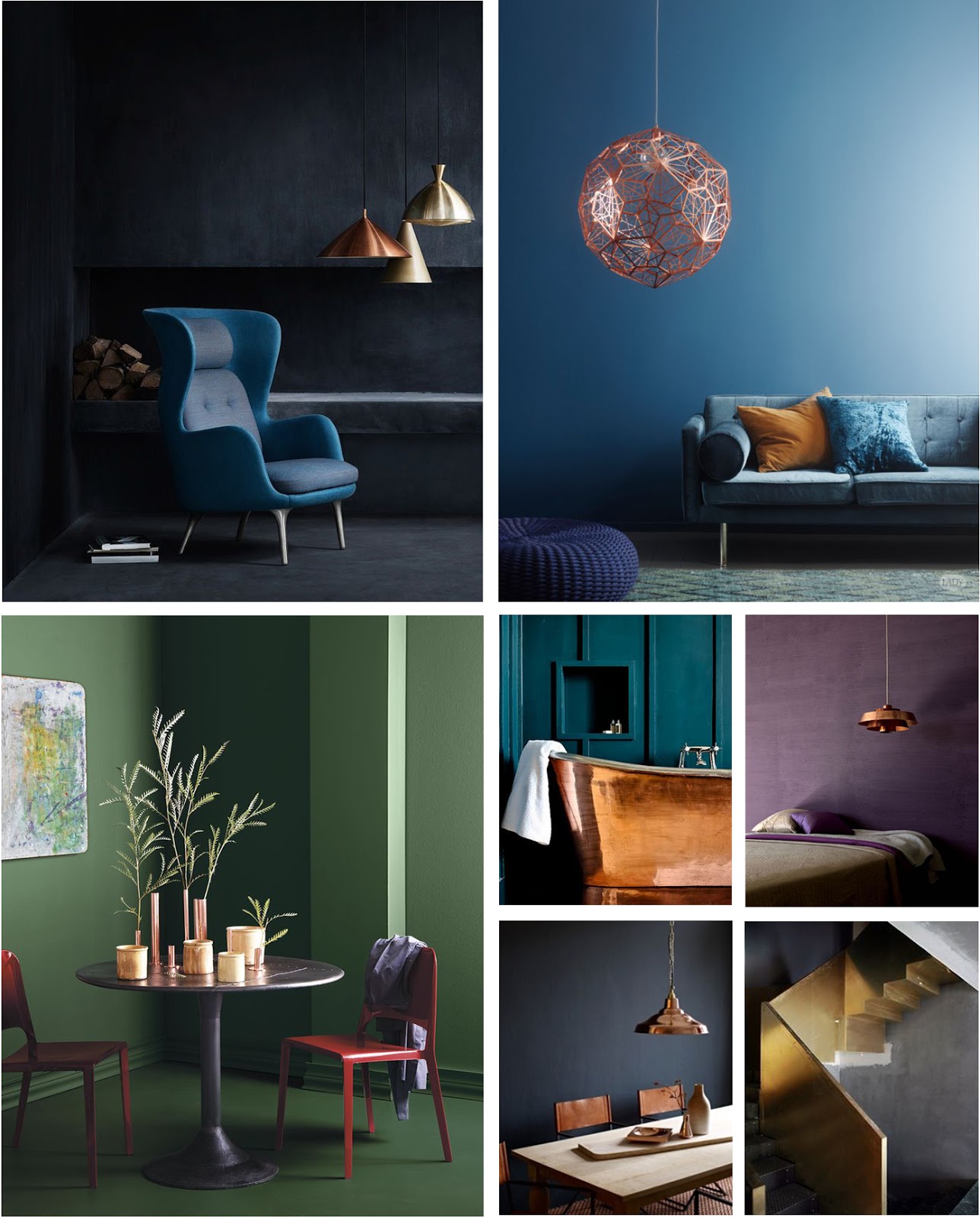Anny&: trend: intense, donkere kleuren Interieur kleur
