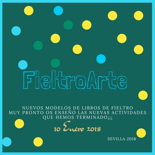 Novedades Libros de Fieltro. Fieltroarte. Nuevas Actividades Libros de Fieltro.