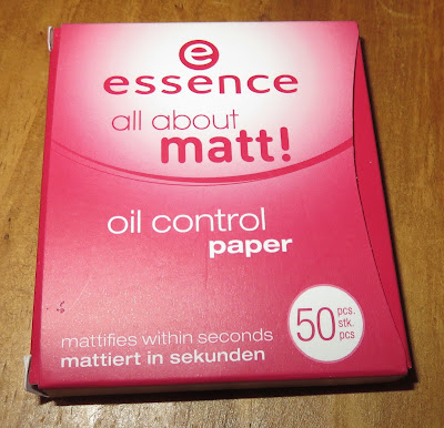 Oil Control Paper All About Matt da Essence