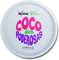 Composição completa da Manteiga Umectante Coco das Poderosas Novex Embelleze