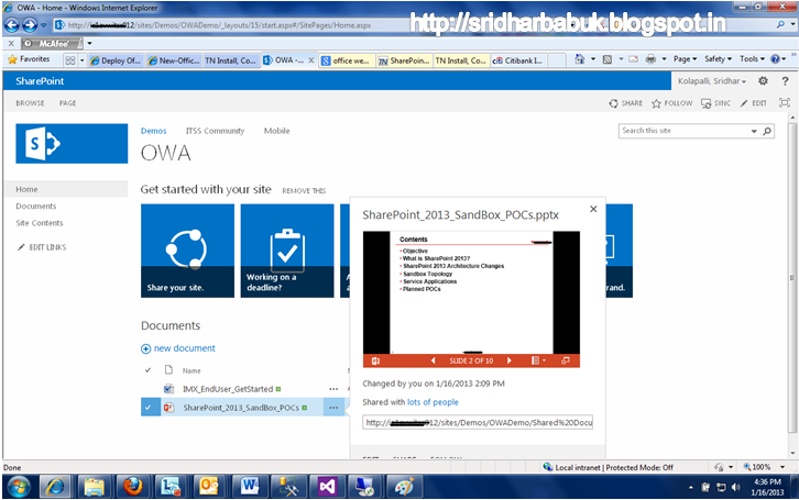 My Techy Thoughts: Configuring Office Web Apps 2013 with SharePoint 2013