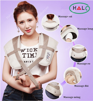 Đai massage vai gáy thu hút dân văn phòng hiện nay Máy massage giảm đau Olekin