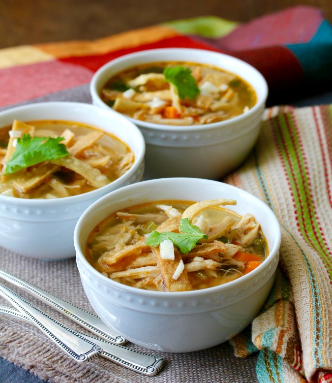 This El Pollo Loco Chicken Tortilla Soup is an amazing meal in a bowl.