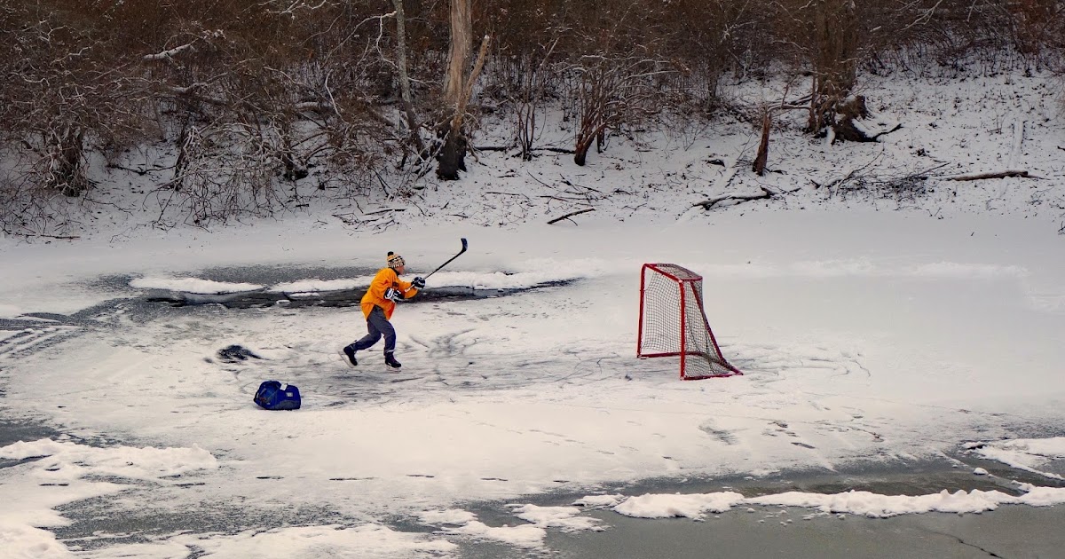 Joe's Retirement Blog Pond Hockey, Manomet, Plymouth, Massachusetts, USA